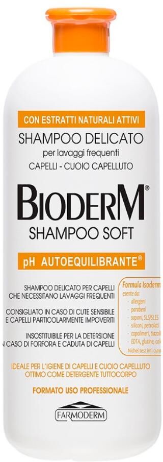 farmoderm srl bioderm shampoo soft 1000ml