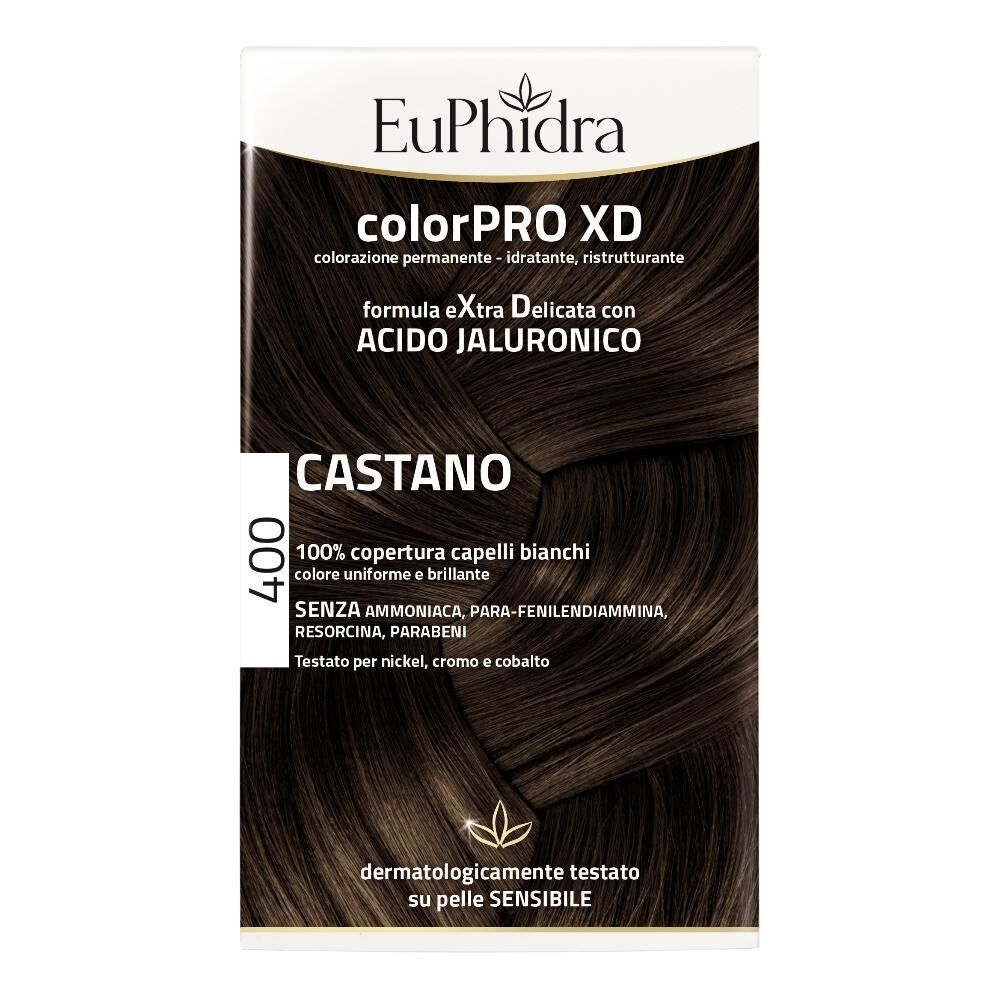 zeta farmaceutici spa euphidra colorpro xd 400 castano - colorazione permanente per capelli extra delicata