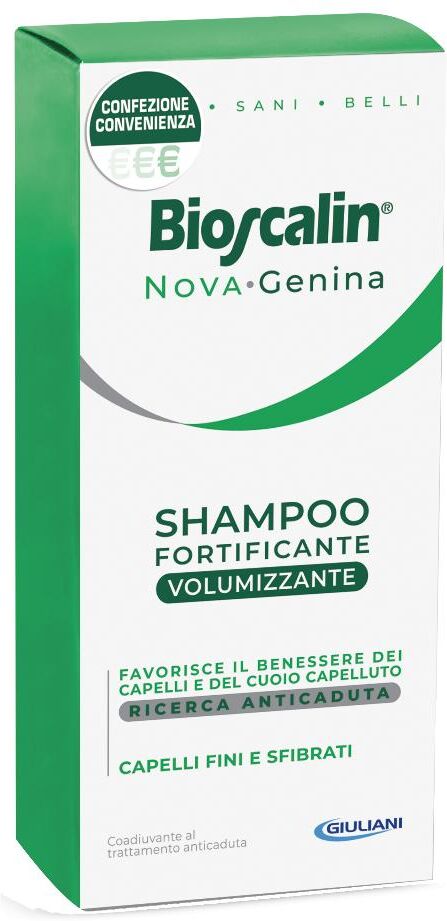 giuliani spa bioscalin nova genina -  shampoo fortificante volumizzante 200 ml