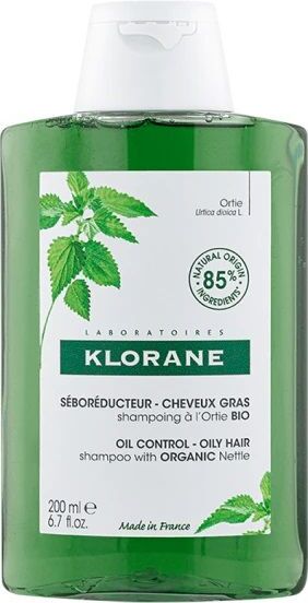 Klorane - Shampoo All’Ortica per Capelli Grassi 200ml - Rimedio Naturale