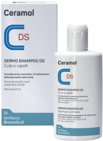 Unifarco Ceramol DS Dermoshampoo Dermatite Seborroica 200ml - Trattamento Delicato e Lenitivo