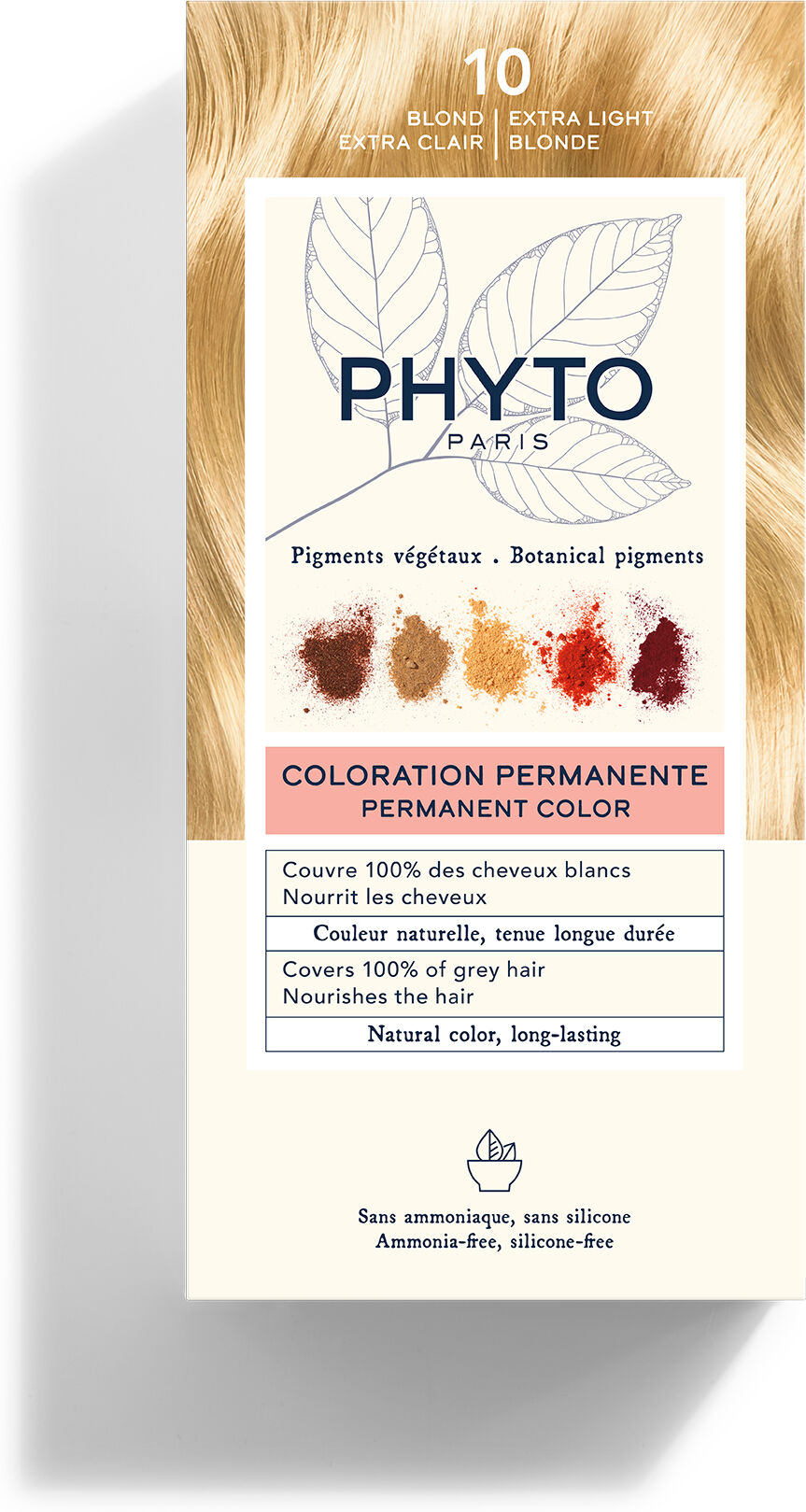 Phyto (Laboratoire Native It.) Phyto Phytocolor 10 Biondo Chiarissimo Extra Colorazione Permanente Per Capelli - Phytocolor Tinta Per Capelli