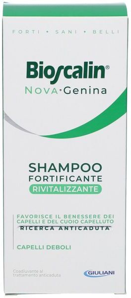 Giuliani Bioscalin - Nova Genina Shampoo Fortificante Rivitalizzante 200ml - Trattamento per Capelli Deboli e Fragili