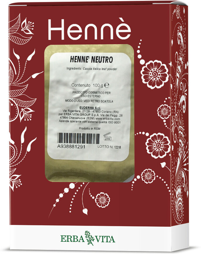 Erba Vita - Henne Colorante Capelli Nero 100g