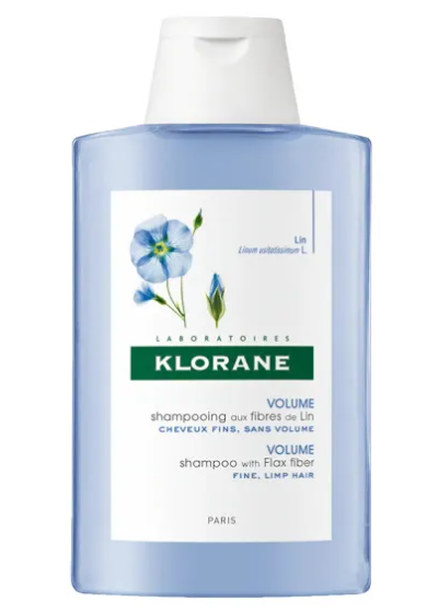 Klorane Shampoo alla Fibra di Lino - 200ml - Rinforza e Idrata i Capelli Sottili