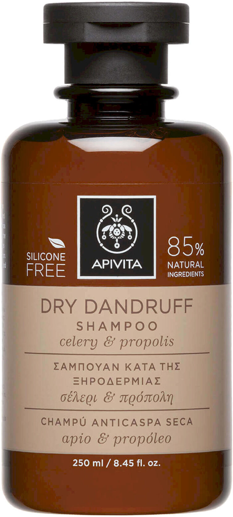 Apivita Sa Apivita - Shampoo Forfora Secca Per Capelli 250ml - Trattamento per la Forfora Secca