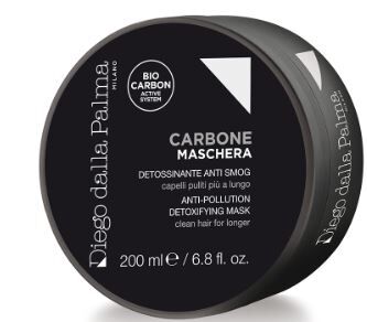 Cosmetica Srl Diego Dalla Palma - Carbone Maschera Detossinante Anti Smog 200ml - Purifica e protegge la pelle dai danni ambientali