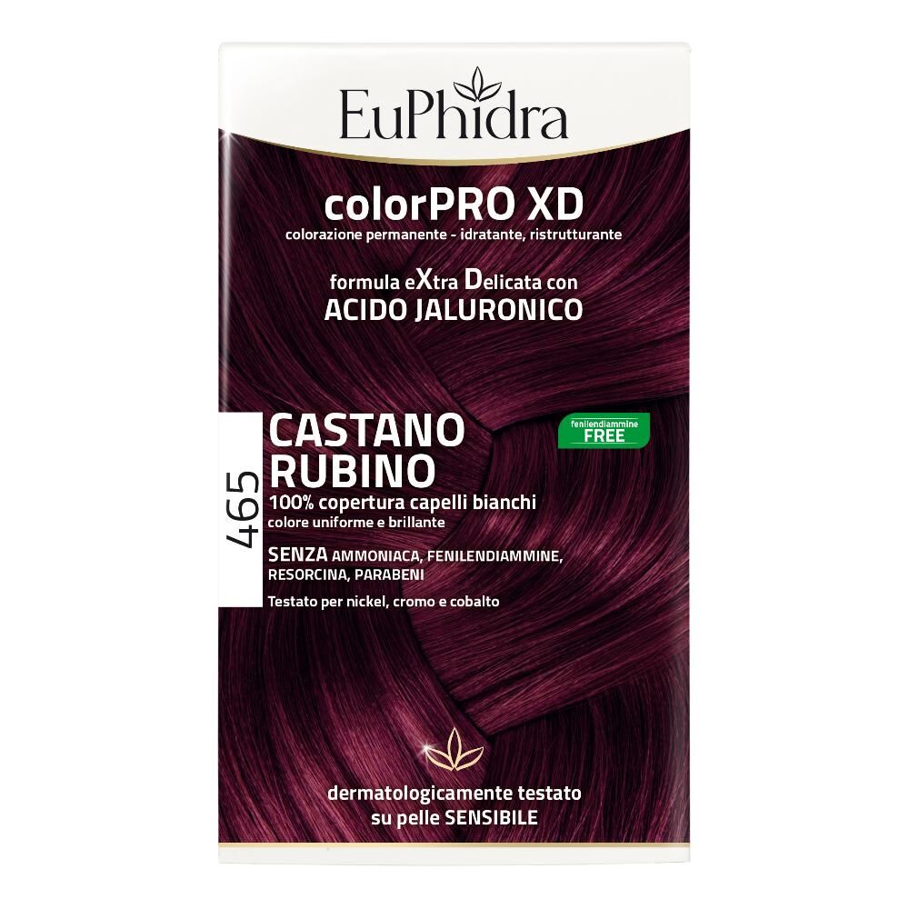Zeta Farmaceutici Spa Euphidra Colorpro XD 465 Castano Rubino - Colorazione Permanente Extra Delicata