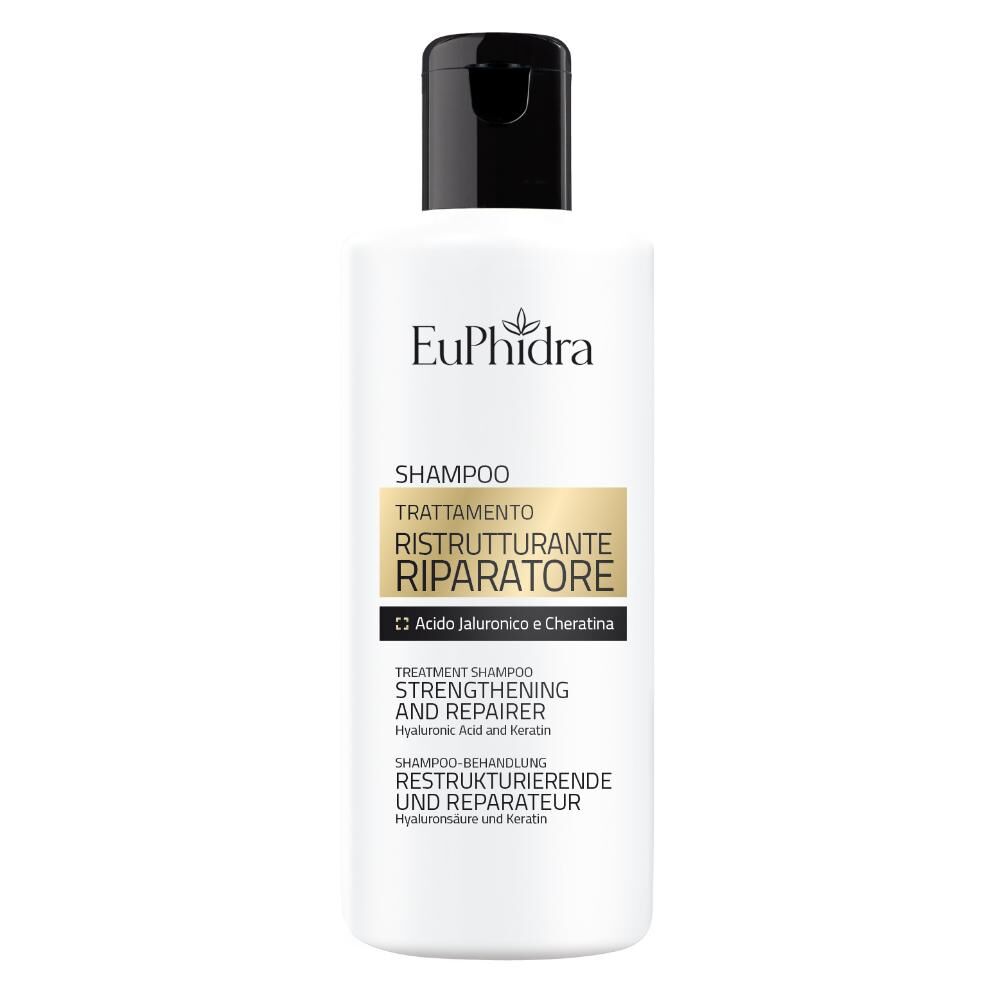 Zeta Farmaceutici Spa Euphidra Shampoo Trattamento Ristrutturante Rinforzante 200ml - Capelli Sfibrati e Danneggiati