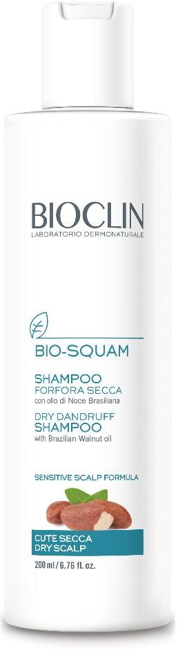 Ist.Ganassini Spa Bioclin Bio Squam Shampoo Forfora Secca 200ml - Detergente Nutriente per Capelli Forti e Senza Forfora