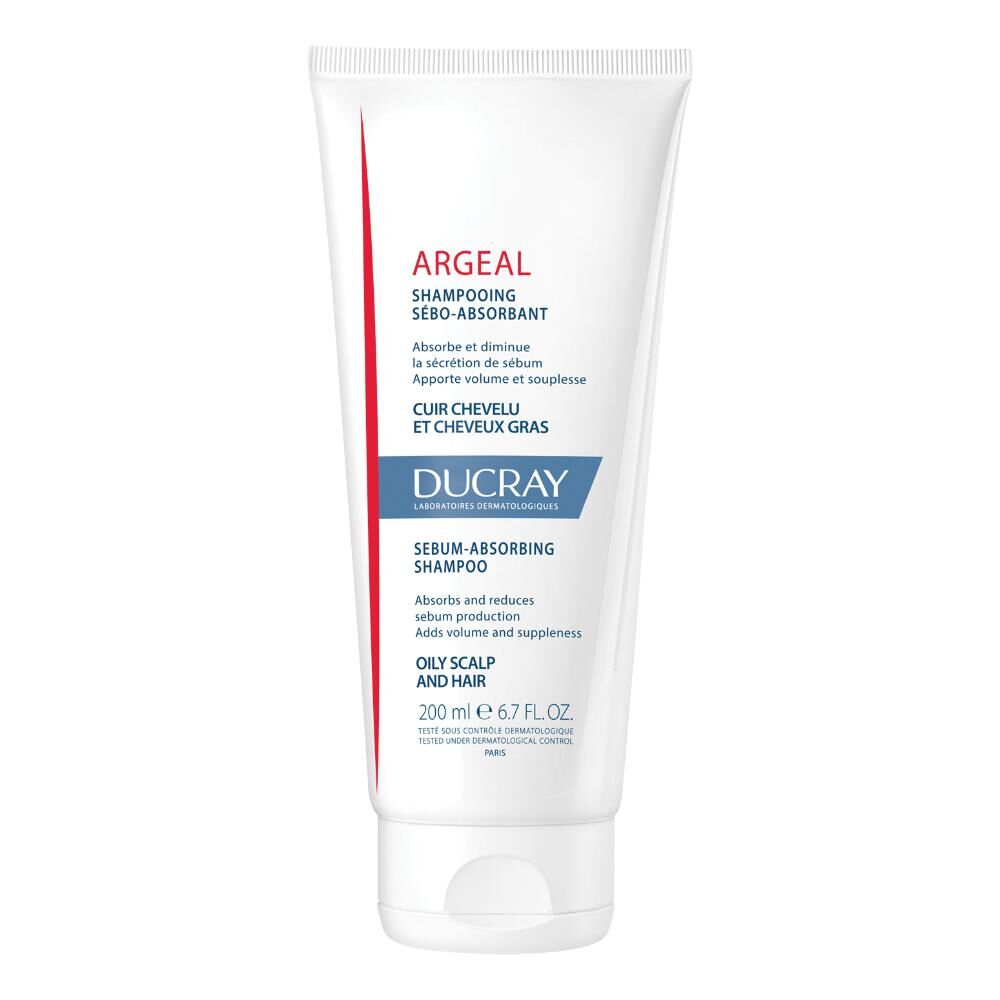 Ducray Argeal Shampoo Riequilibrante Normalizzante Capelli Grassi 200 ml