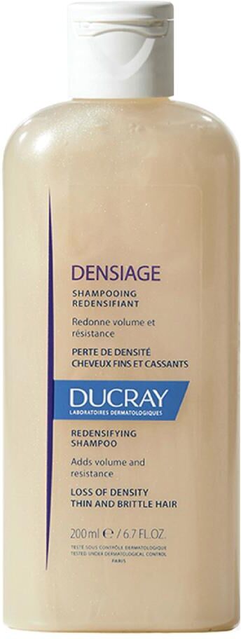 Ducray Densiage Redensifying Shampoo 200ml - Shampoo Ridensificante per Capelli Diradati e Deboli