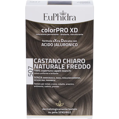 ZETA FARMACEUTICI SpA EuPhidra, ColorPro XD Colorazione Permanente 507 Castano Chiaro Naturale Freddo, 50 ml ZETA FARMACEUTICI SpA EuPhidra, ColorPro XD Colorazione Permanente 507 Castano Chiaro Naturale Freddo, 50 ml