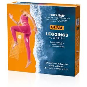 Lacote Srl Guam - Fibramar Leggings Power Fit Fragola Melange Taglia X-XL - Leggings Sportivi Modellanti per un Allenamento Performante