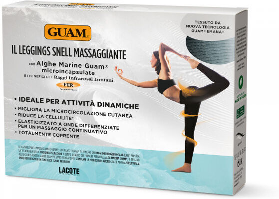 Lacote Guam - Leggings Snell Massaggiante Taglia XS/S, Riduci la cellulite con questi leggings snellenti e massaggianti