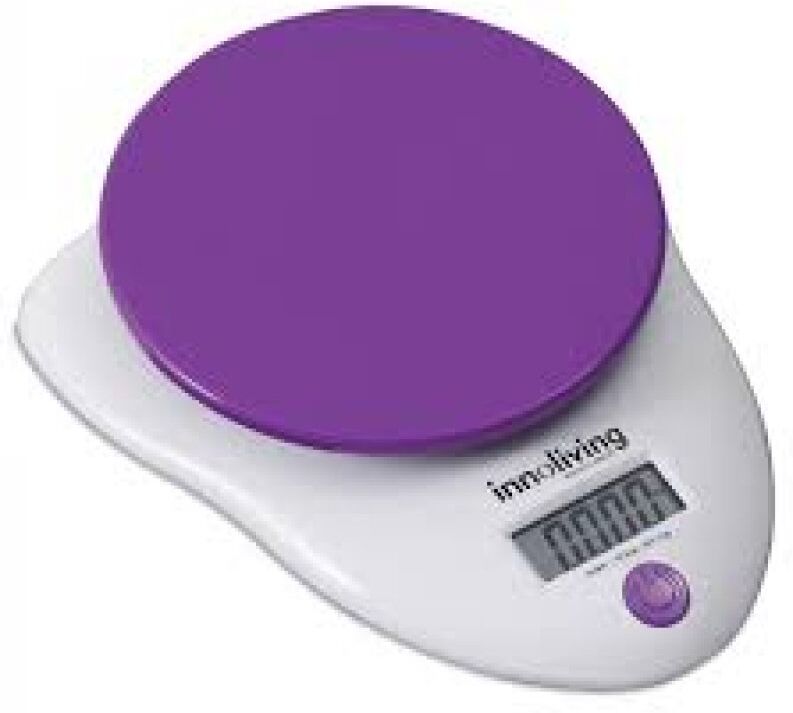 innoliving spa bilancia digitale da cucina colore viola - misurazione accurata e stile in cucina