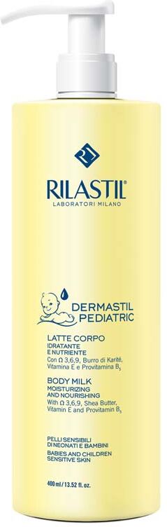 Ganassini Cosmetic Rilastil Dermastil Pediatric Latte Corpo 400ml - Idratazione e Protezione per la Pelle Delicata dei Bambini