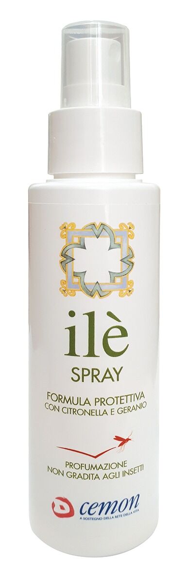 Cemon Srl Ilè Spray Formula Protettiva Anti Zanzare 100ml - Repellente Naturale