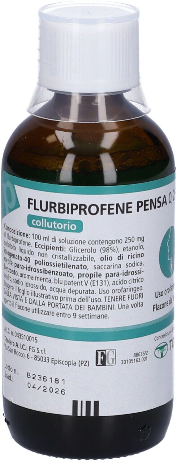 Fg Srl FLURBIPROFENE FG*COLLUT 160ML