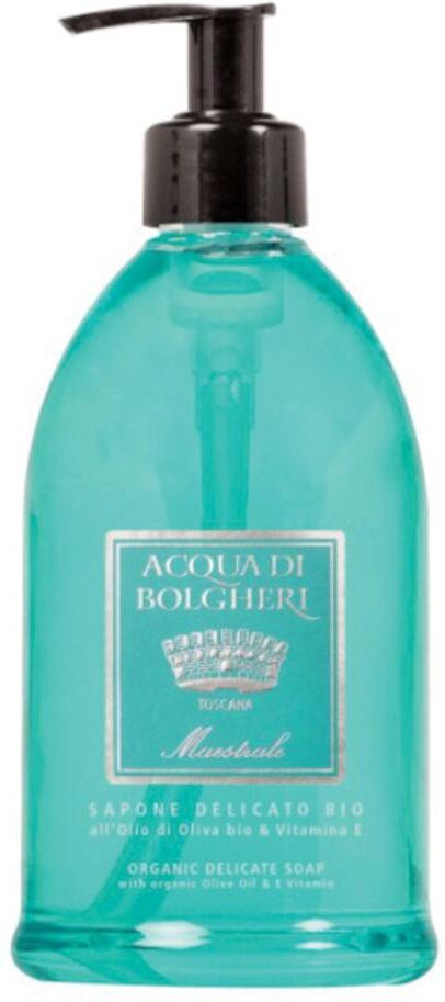 Acqua Di Bolgheri Srl Acqua Di Bolgheri Sapone Delicato Bio Mani/Viso Maestrale 500ml - Pulizia e Freschezza con Note Marine e Agrumi