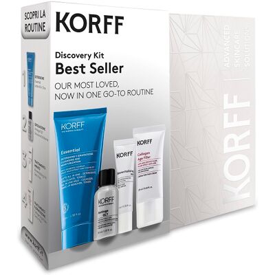 Korff Discovery Kit Best Seller, 4 prodotti Korff Discovery Kit Best Seller, 4 prodotti