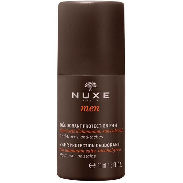 nuxe men deodorante uomo protezione 24 ore - freschezza naturale per tutti i tipi di pelle