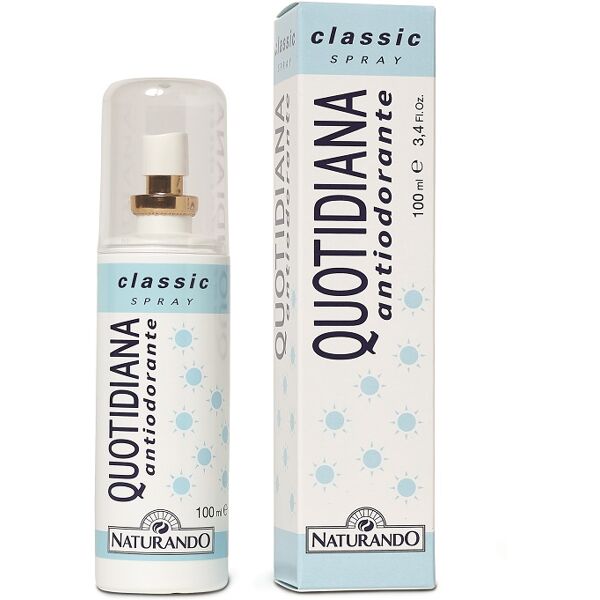 naturando quotidiana antiodorante classic spray - protezione 24 ore - 100 ml