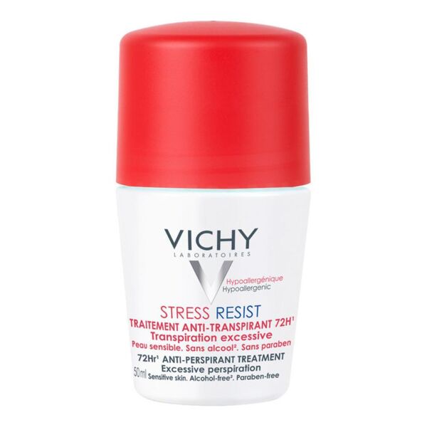 vichy deodorante roll-on antitraspirante intensivo 50ml - protezione a lunga durata contro il sudore e gli odori.