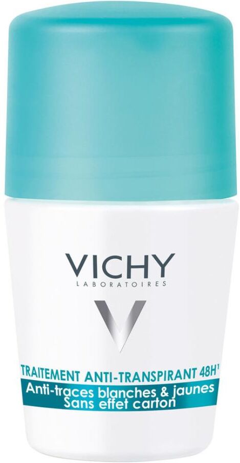 l'oreal vichy deodorante roll-on anti-traccia antitraspirante 50 ml - protezione efficace contro il sudore senza lasciare segni