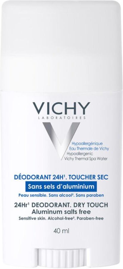 Vichy Deodorante Stick Antiarrossamento 40 ml - Protezione delicata contro il sudore per pelli sensibili.