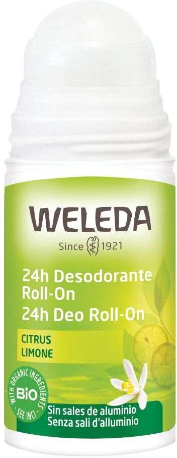 Weleda 24H DEO ROLL-ON LIMONE 50ML - Deodorante Roll-On a Lunga Durata