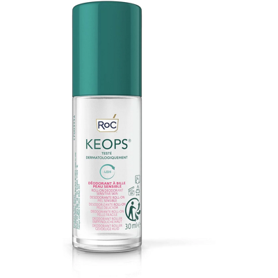 RoC Keops Deodorante Roll-On Sensibile, Senza Alcool, Protezione 48H, 30ml RoC Keops Deodorante Roll-On Sensibile, Senza Alcool, Protezione 48H, 30ml