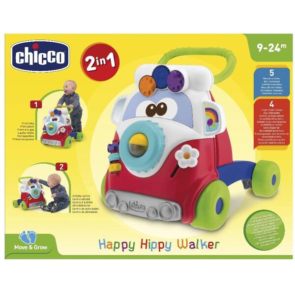 chicco gioco gioco happy hippy basic walker primi passi 9m+ nuovo formato