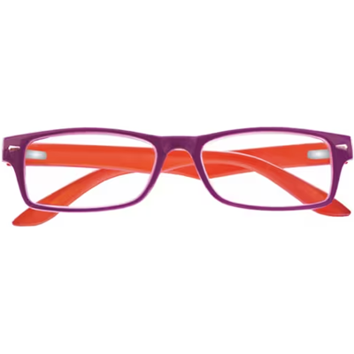 INDUSTRIE OTTICHE ITALIANE Srl Corpootto Occhiali Lettura Bicolor Viola/Arancione +2,50 - Occhiali da Lettura Unisex INDUSTRIE OTTICHE ITALIANE Srl Corpootto Occhiali Lettura Bicolor Viola/Arancione +2,50 - Occhiali da Lettura Unisex