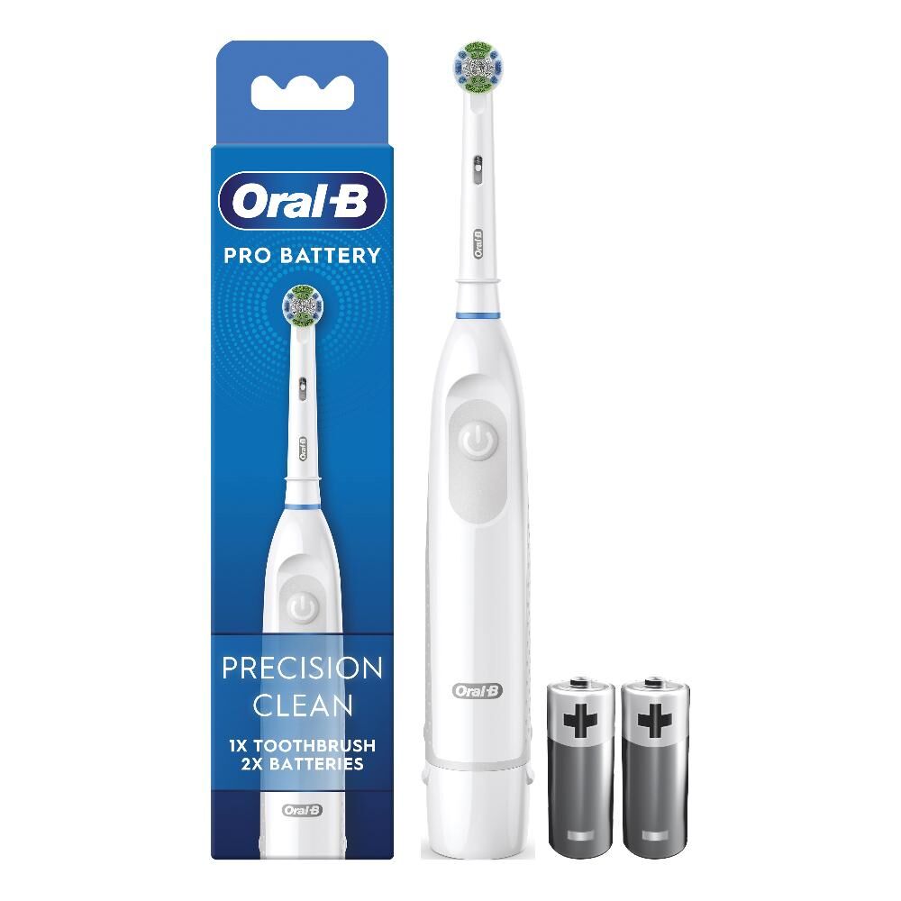 Procter &amp; Gamble Srl Oral-B Precision Clean Batteria Spazzolino Elettrico - Pulizia Avanzata per la Tua Igiene Orale, 1 Pezzo