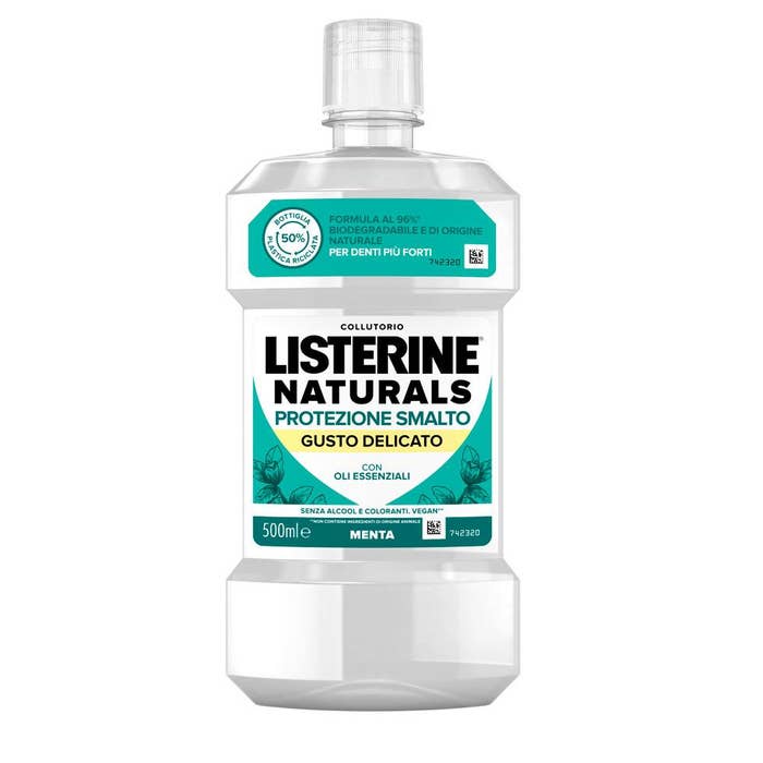 Johnson & Johnson Listerine – Naturals Collutorio Protezione Smalto Gusto Delicato 500 ml