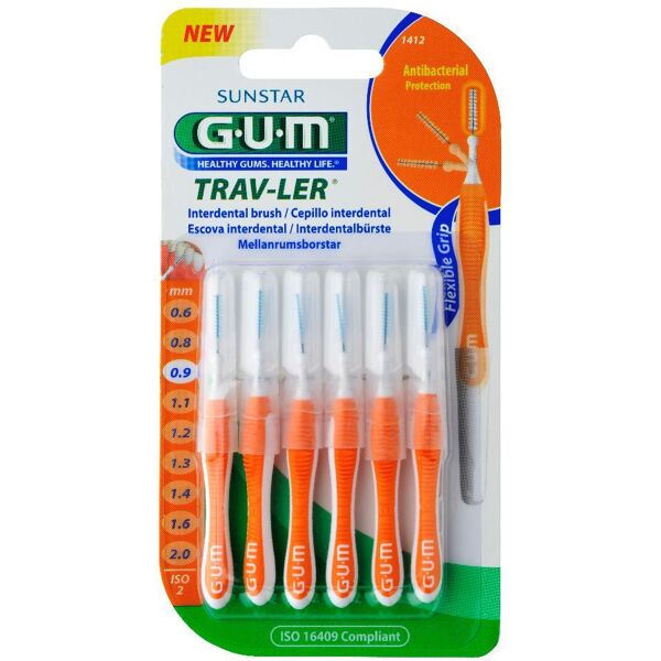 sunstar gum trav-ler 0,9 scovolino promo 4 + 2 pezzi - pulizia interdentale avanzata e conveniente