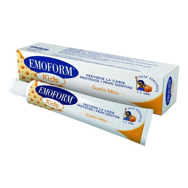 polifarma benessere emoform kids pasta dentifricia gusto mou 2-6 anni 50 ml