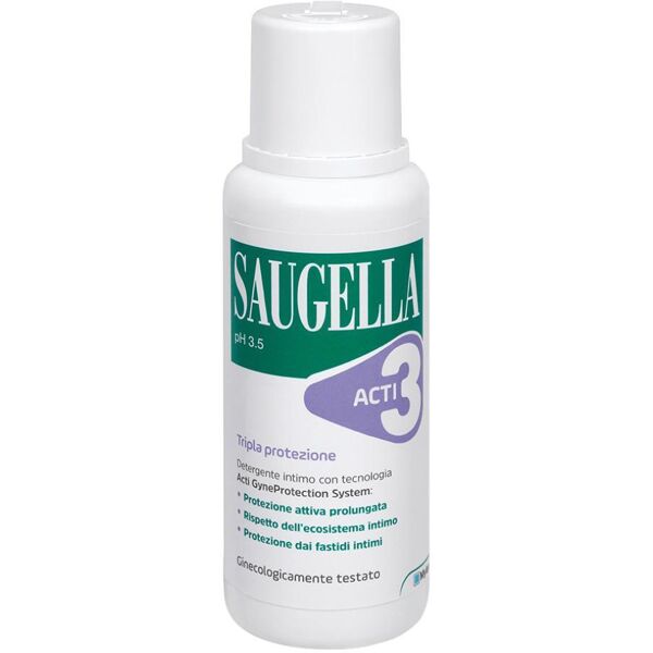 meda pharma spa saugella acti3 detergente intimo tripla protezione 250ml - igiene intima quotidiana