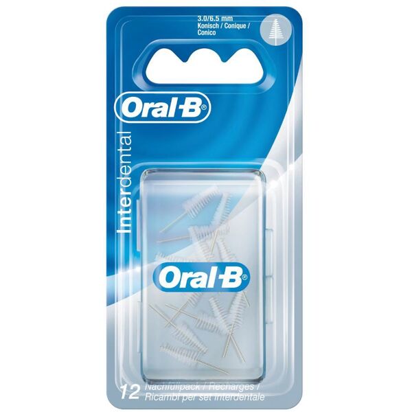 procter & gamble srl oral-b - set interdentale conico fine 3-6,5mm, 12 pezzi