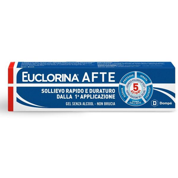 dompe' farmaceutici spa euclorina - afte gel 8 ml