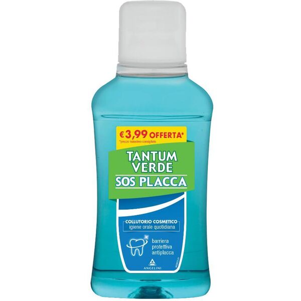 angelini (a.c.r.a.f.) spa tantum verde sos placca colluttorio 250ml - igiene orale avanzata