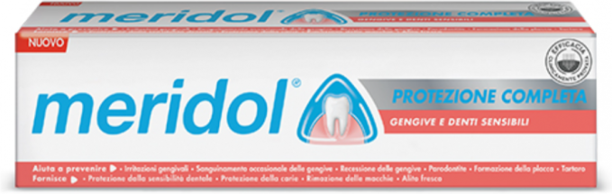 colgate-palmolive commerc.srl meridol - dentifricio protezione completa gengive e denti sensibili 75ml - igiene orale avanzata