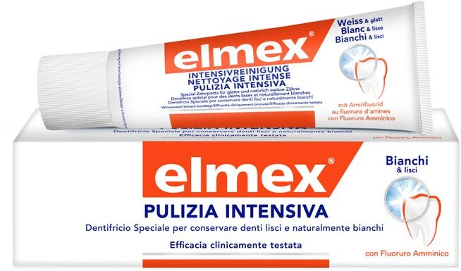 colgate-palmolive commerc.srl elmex - pulizia intensiva dentifricio 50ml - igiene orale avanzata