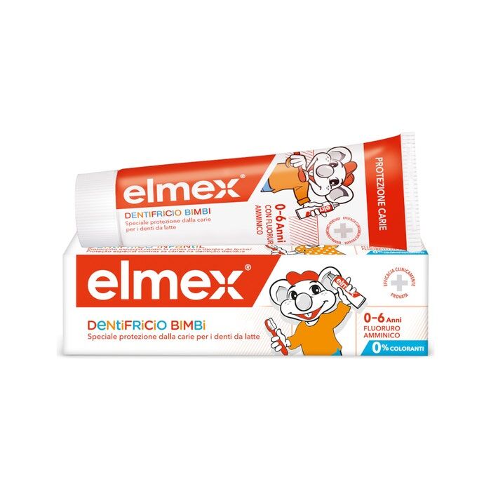 colgate-palmolive commerc.srl elmex - dentifricio bimbi bambini protezione carie 0-6 anni 50 ml