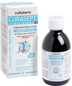 curasept collutorio trattamento placca e carie clorexidina 0,05% + fluoro 0,05% 200ml