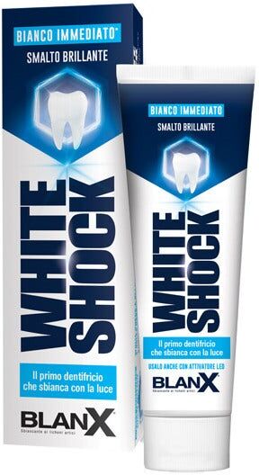 euritalia blanx white shock - trattamento sbiancante dentifricio 75 ml