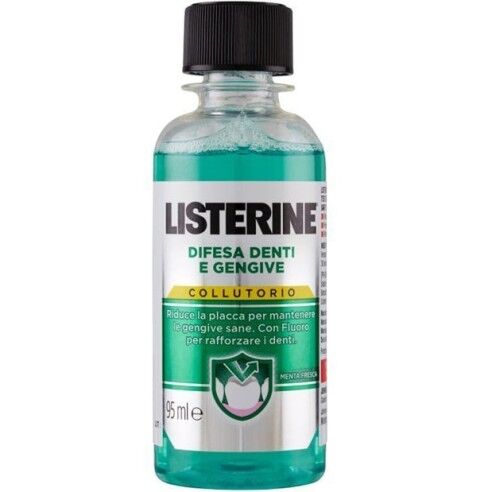 johnson & johnson listerine - difesa denti e gengive collutorio 95ml - protezione orale avanzata