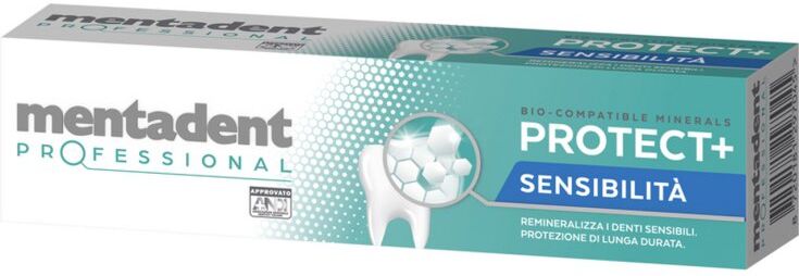 unilever italia spa mentadent professional dentifricio protect+ sensibilità 75ml - remineralizza e protegge dalla sensibilità