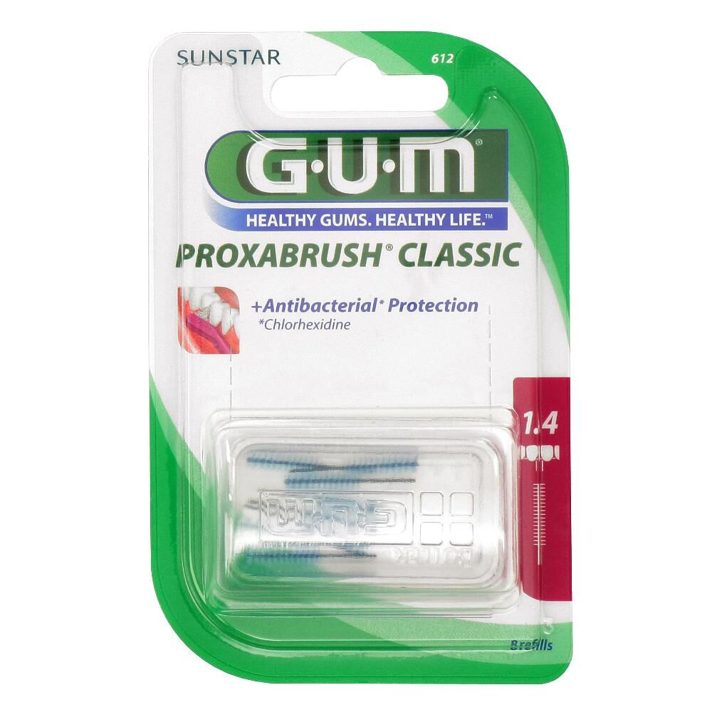 sunstar gum proxabrush classic 612 scovolini 8 pezzi - pulizia interdentale facile ed efficace